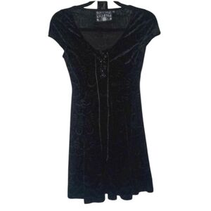Killstar Angelyn Burnout Velvet Mini Dress Size XS